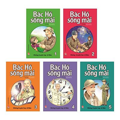 Giới thiệu sách tháng 5- Bộ sách: Bác Hồ sống mãi