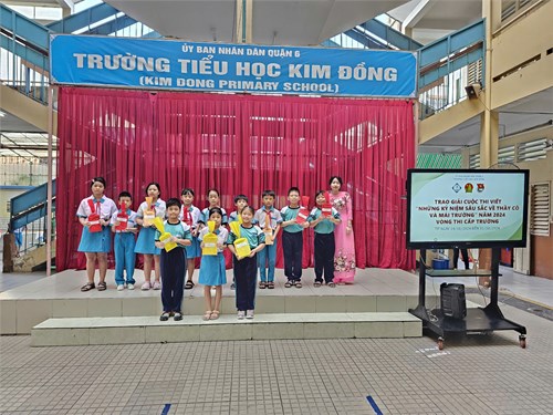 cuộc thi viết “Những kỉ niệm sâu sắc về thầy cô và mái trường” NH 2024-2025.