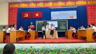 Chuyên đề  Tiết học Tiếng Anh lớp 5 theo chường trình GDPT 2018 qua hoạt động kể chuyện  cấp tiểu học - Năm học 2024-2025.