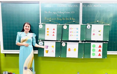 Thao giảng môn Toán lớp 1 - tháng 10