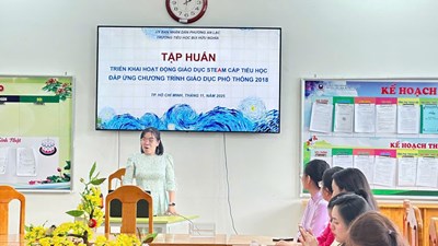 Chuyên đề   Tập huấn giáo dục Steam môn Mĩ thuật và Âm nhạc cấp tiểu học 