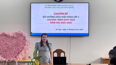 Chuyên đề Bồi dưỡng SGK lớp 1 năm học 2025-2026