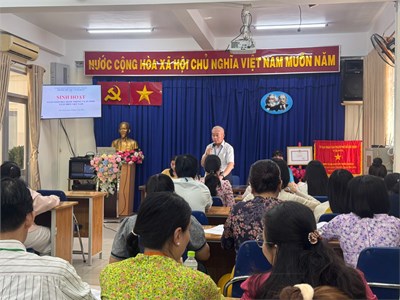 Thứ tư (ngày 10/12/2025), trường tiểu học Cao Bá Quát được sinh hoạt Luật Giáo dục Quốc phòng và An ninh; Luật Biển Việt Nam