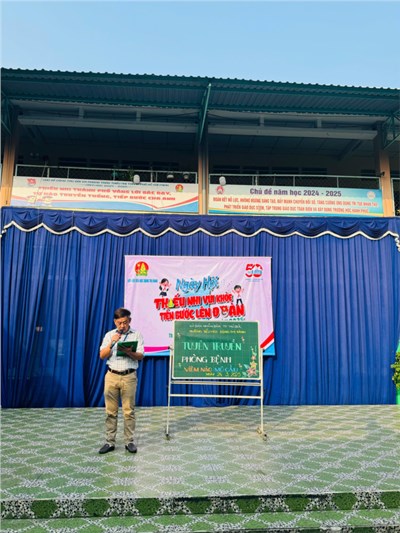 Tuyên truyền phòng bệnh viêm não mô cầu.