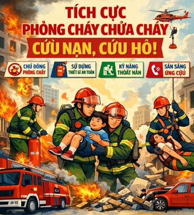 Phòng cháy chữa cháy – cứu nạn cứu hộ - vì an toàn của mọi người, mọi nhà