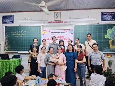 Open house - Tiết học mở môn tiếng anh lớp 4/1