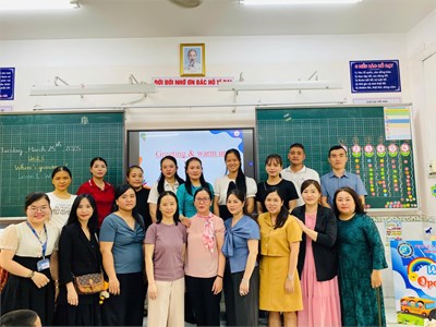 Open house - Tiết học mở môn Tiếng Anh lớp 2/1