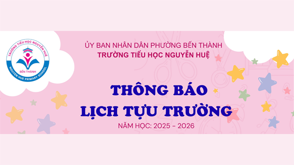 Thông báo về thời gian tựu trường năm học 2025-2026