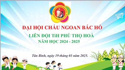 Đại hội Cháu ngoan Bác Hồ - Năm học 2024-2025