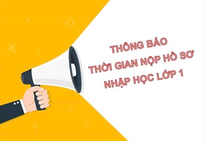 Thông báo thời gian nộp hồ sơ nhập học  năm học 2025-2026