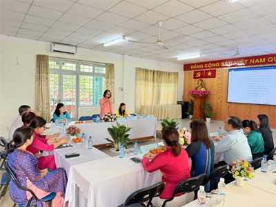 Trường tiểu học hoàng văn thụ đón đoàn đánh giá ngoài sở gd&đt khảo sát sơ bộ